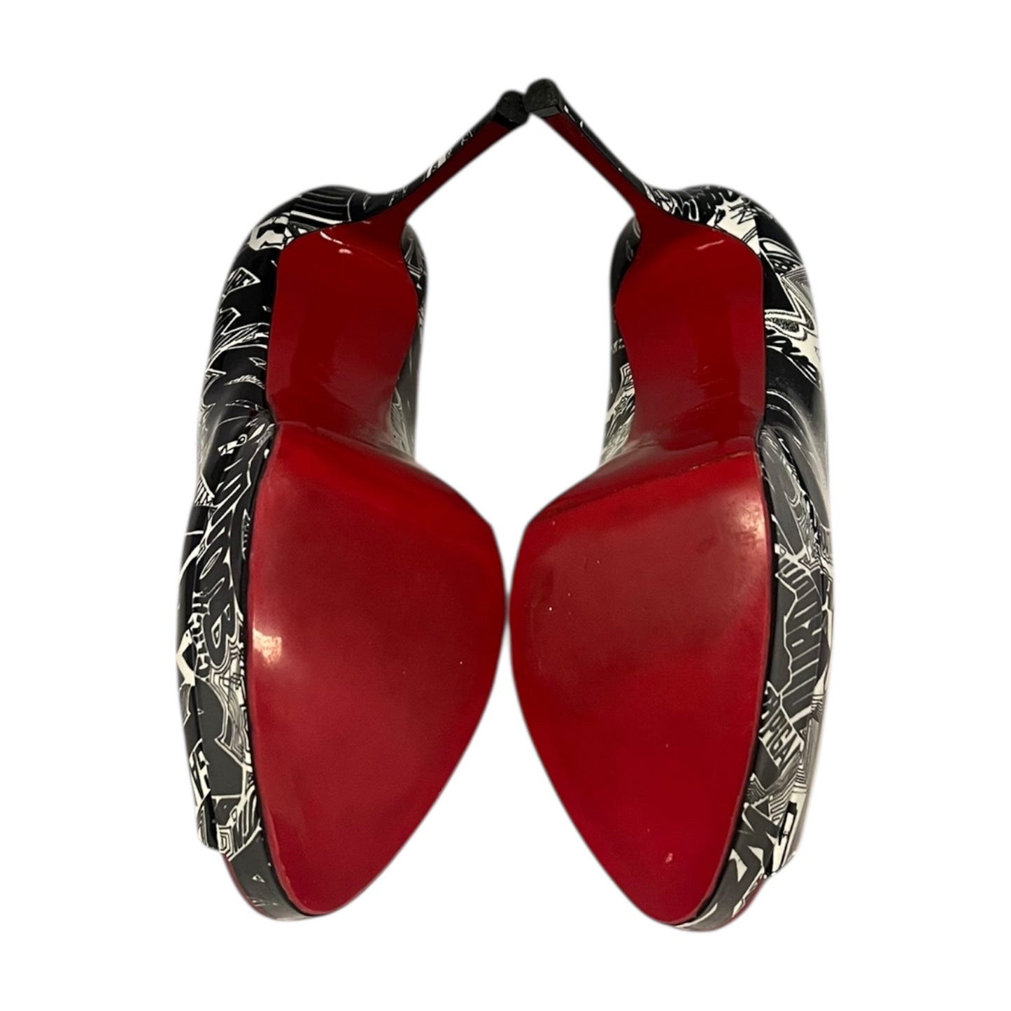 CHRISTIAN LOUBOUTIN Fetish Graffiti Pumps |