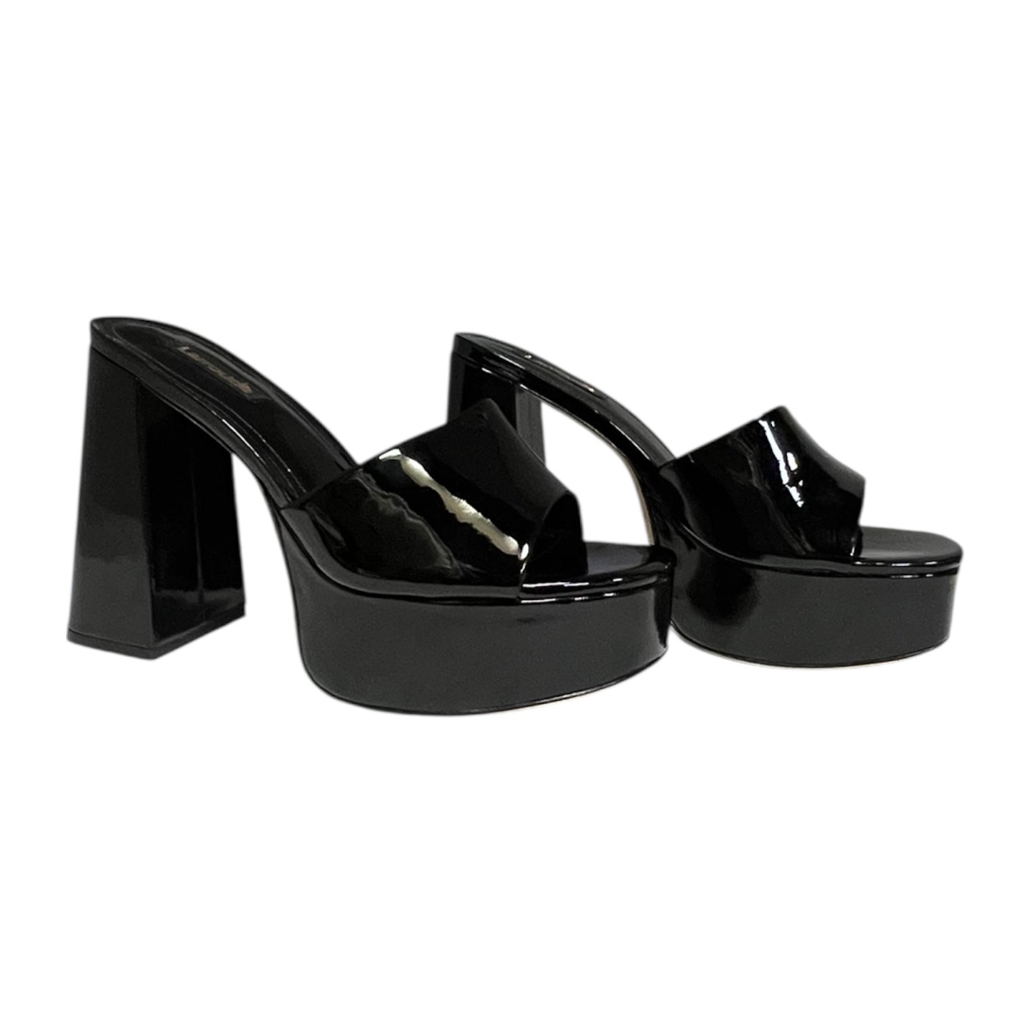 LARROUDE Dolly Patent Platform Mules | 8