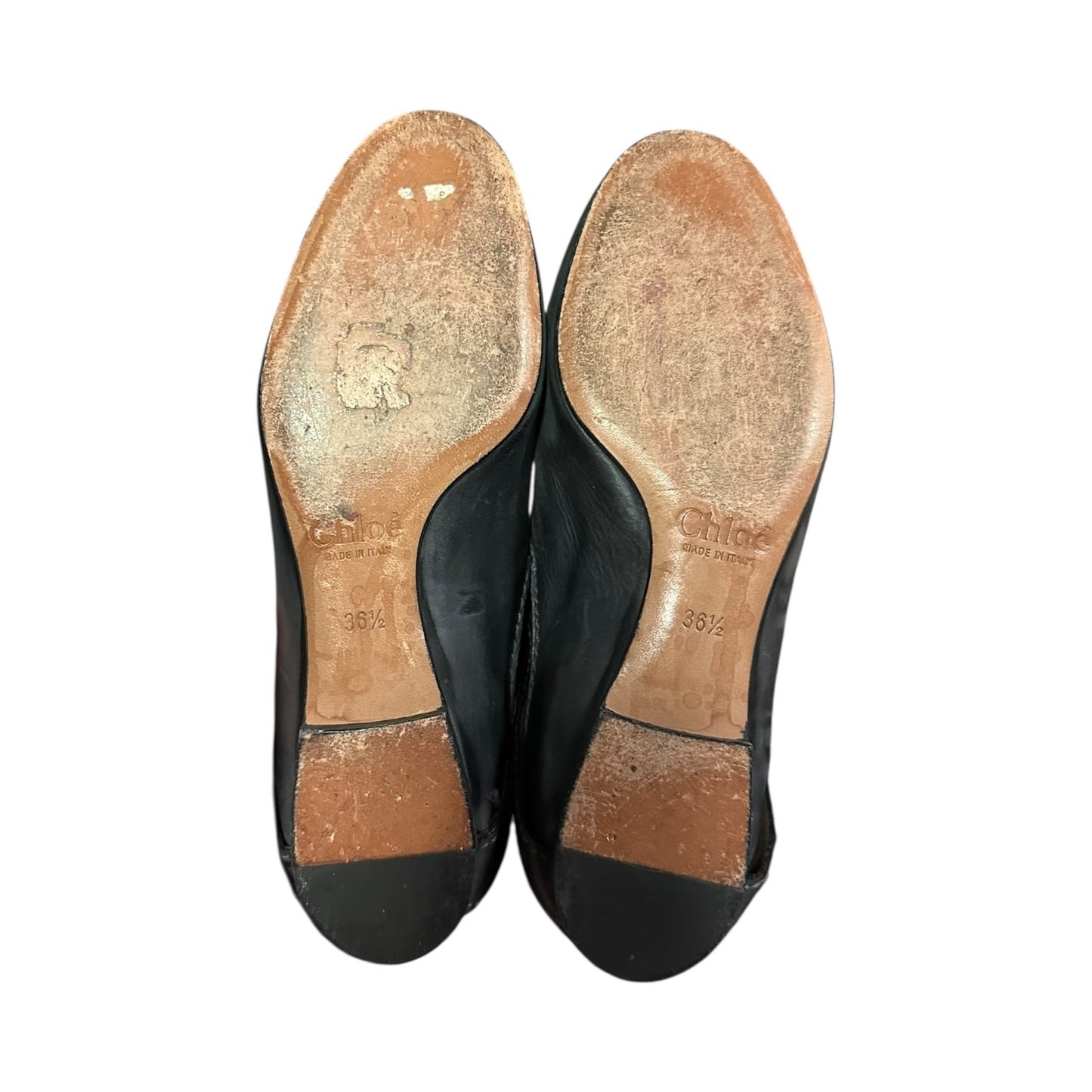 CHLOE Distressed Buckle Strap Boots | 37