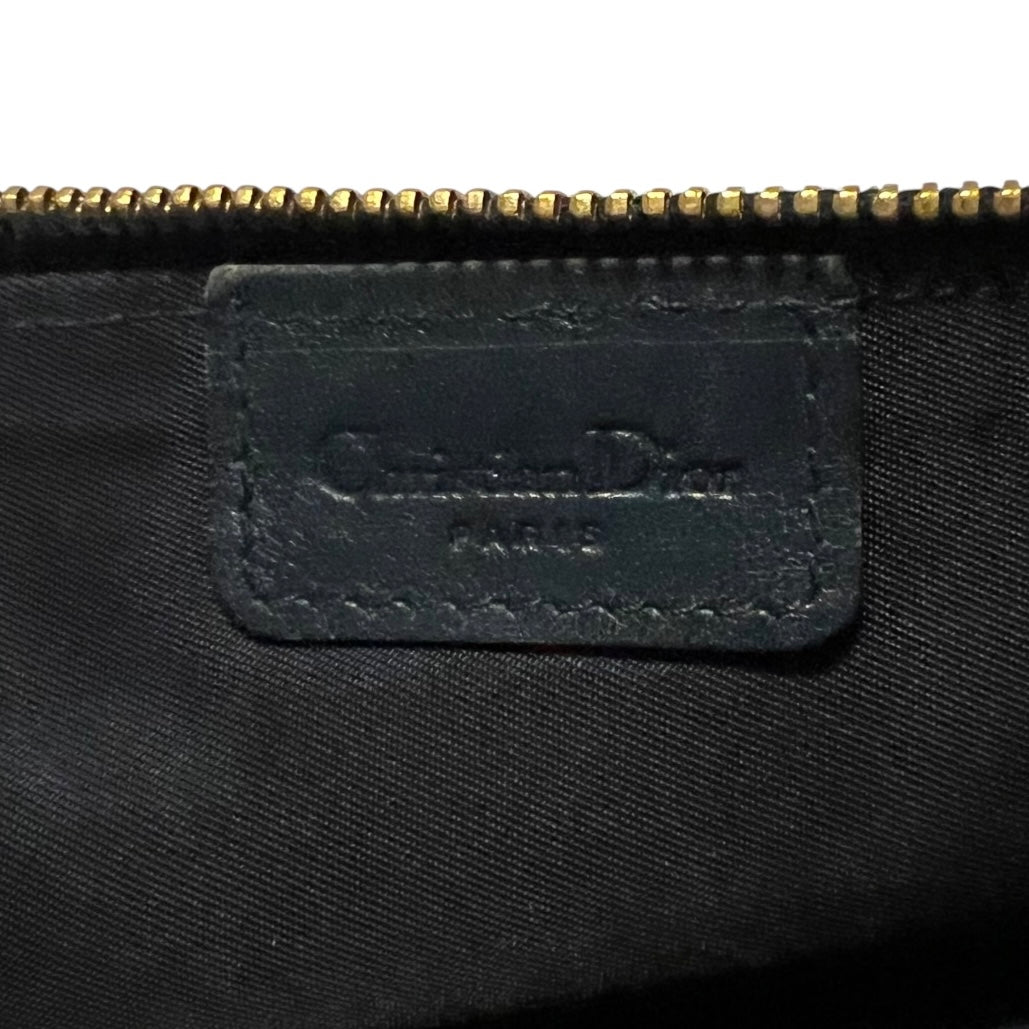 DIOR Monogram Mini Saddle Pochette in Navy