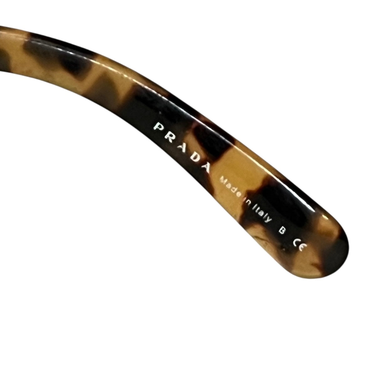 PRADA Tortoise Baroque Sunglasses in Brown & Black