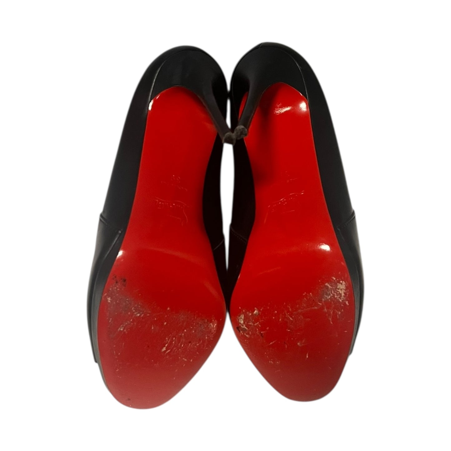 CHRISTIAN LOUBOUTIN Peeptoe Booties | 39