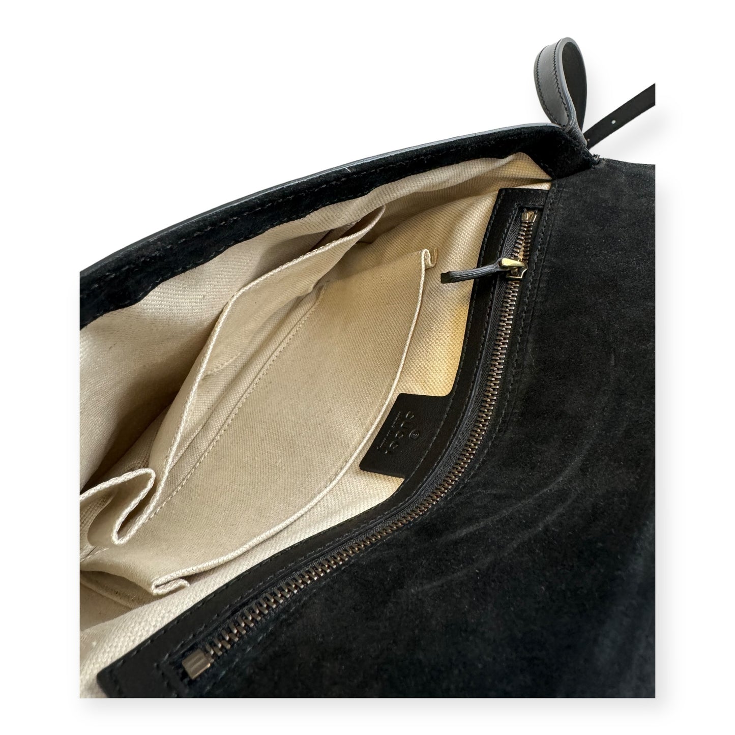 GUCCI Bright Bit Shoulder Bag in Black