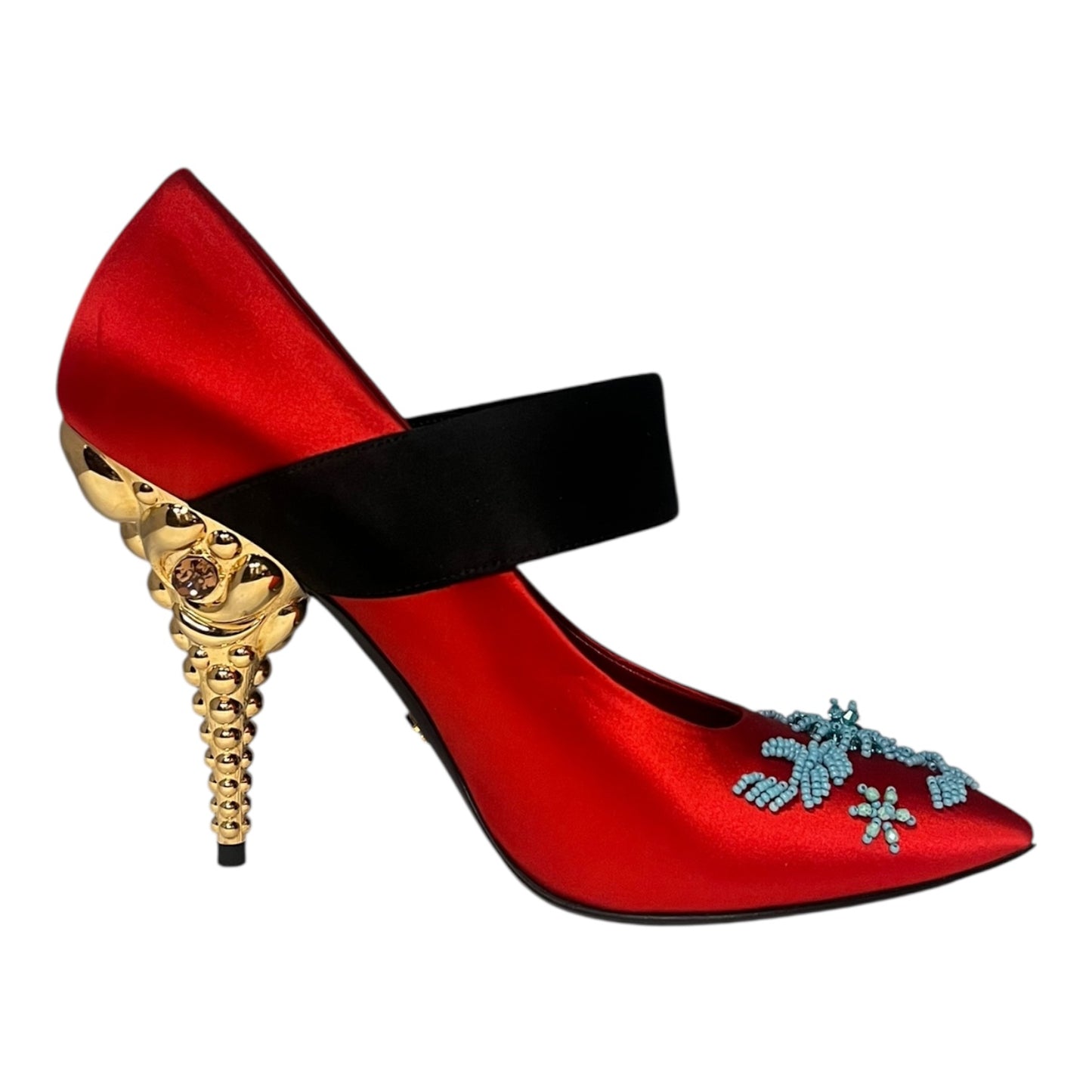 PRADA Button Drama Mary Jane Pumps | 39