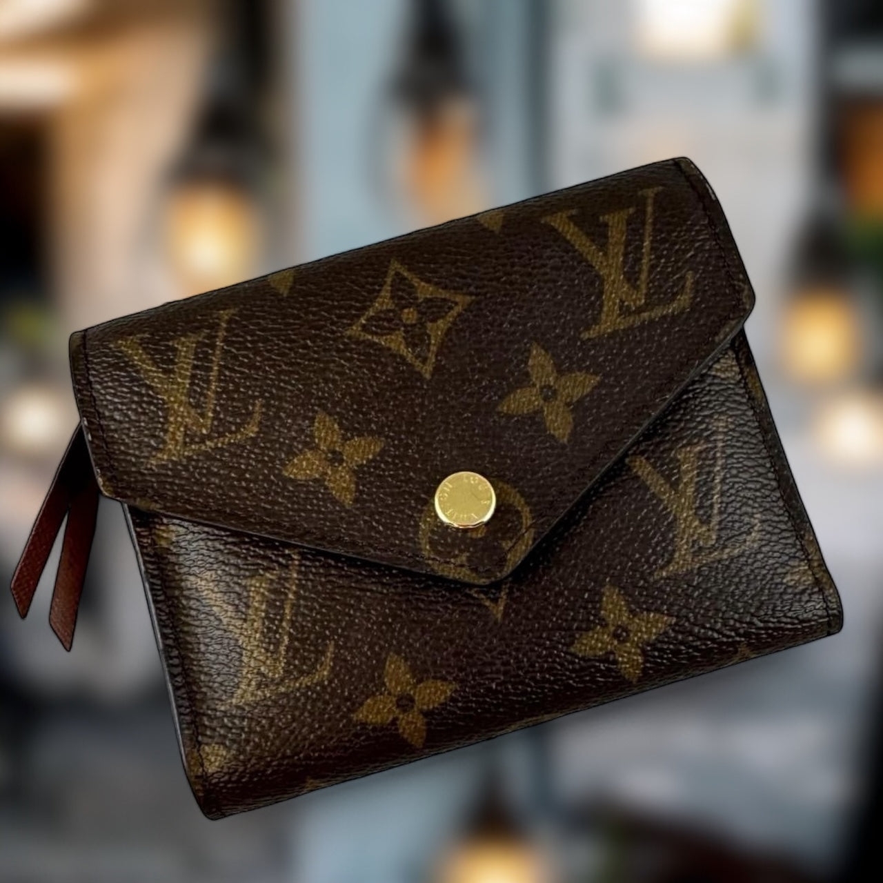 LOUIS VUITTON Monogram Victorine Compact Wallet – More Than You