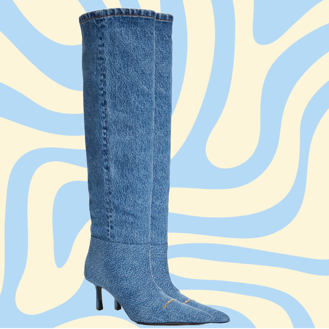 ALEXANDER WANG Viola Denim Slouch Boots | Size 36.5 – More ALEXANDER WANG Viola Denim Slouch Boots | Size 36.5 – More
