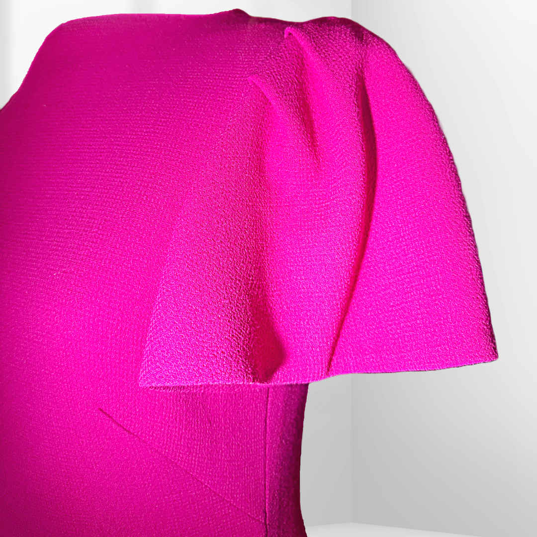 BRANDON MAXWELL Ruffle Sleeve Dress | Size 4