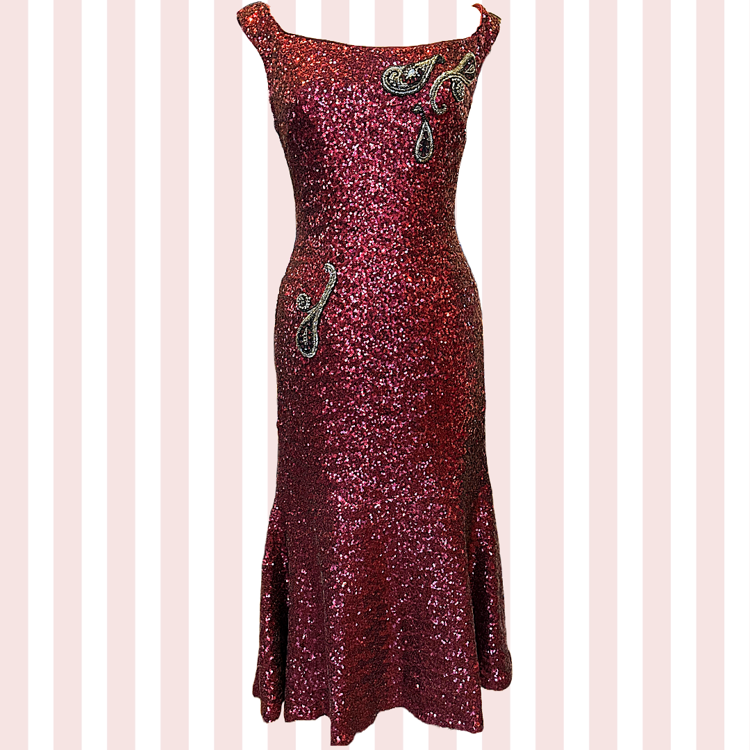 THEIA Glittering Cocktail Dress | Size 12 THEIA Glittering Cocktail Dress | Size 12
