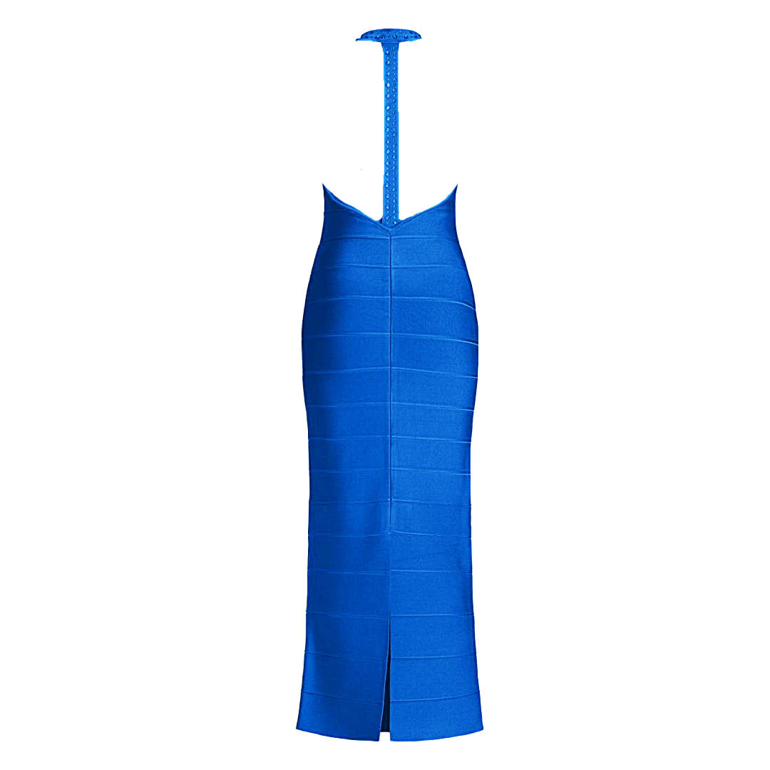 HERVE LEGER Halter Bodycon | Size Small