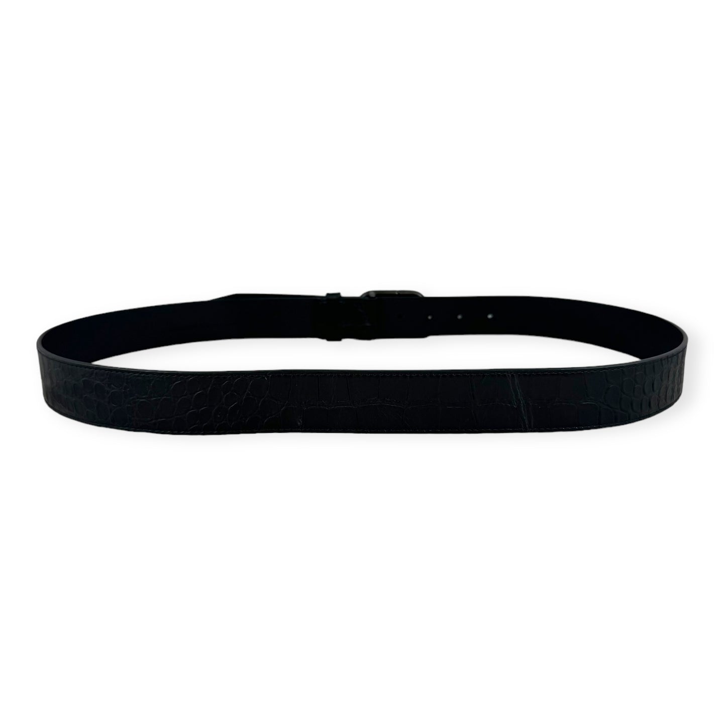 Balenciaga BB Embossed Belt in Black | Size 105