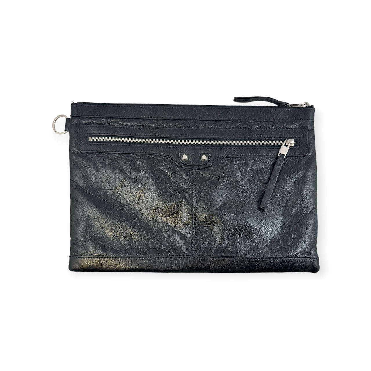 BALENCIAGA City Pouch in Black