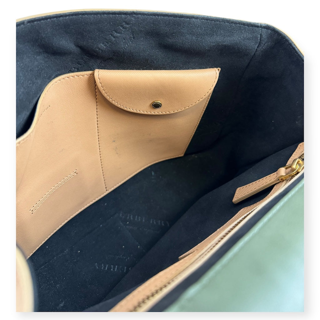 BURBERRY DK88 Medium Handbag Tricolor