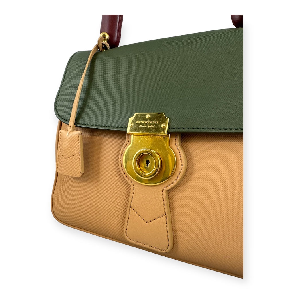 BURBERRY DK88 Medium Handbag Tricolor