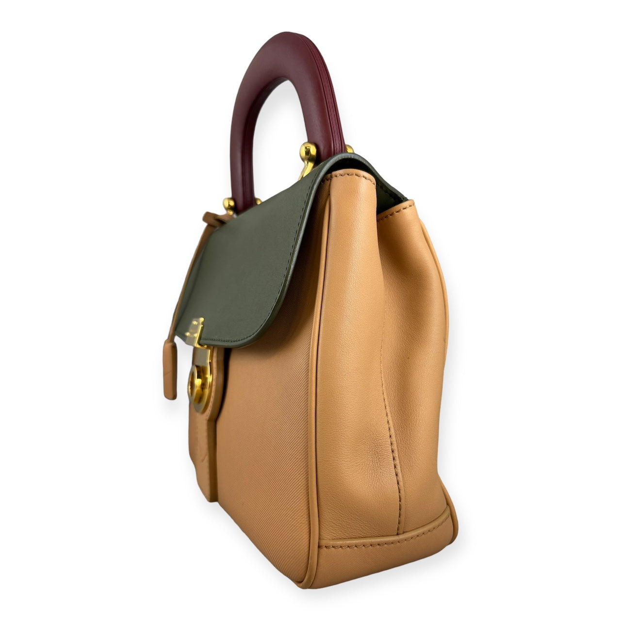 BURBERRY DK88 Medium Handbag Tricolor