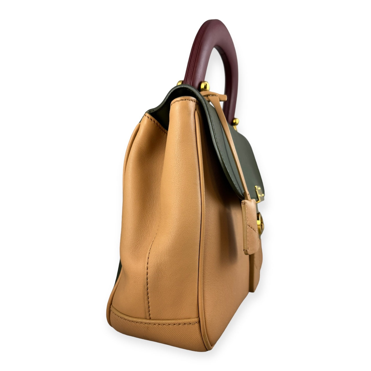 BURBERRY DK88 Medium Handbag Tricolor