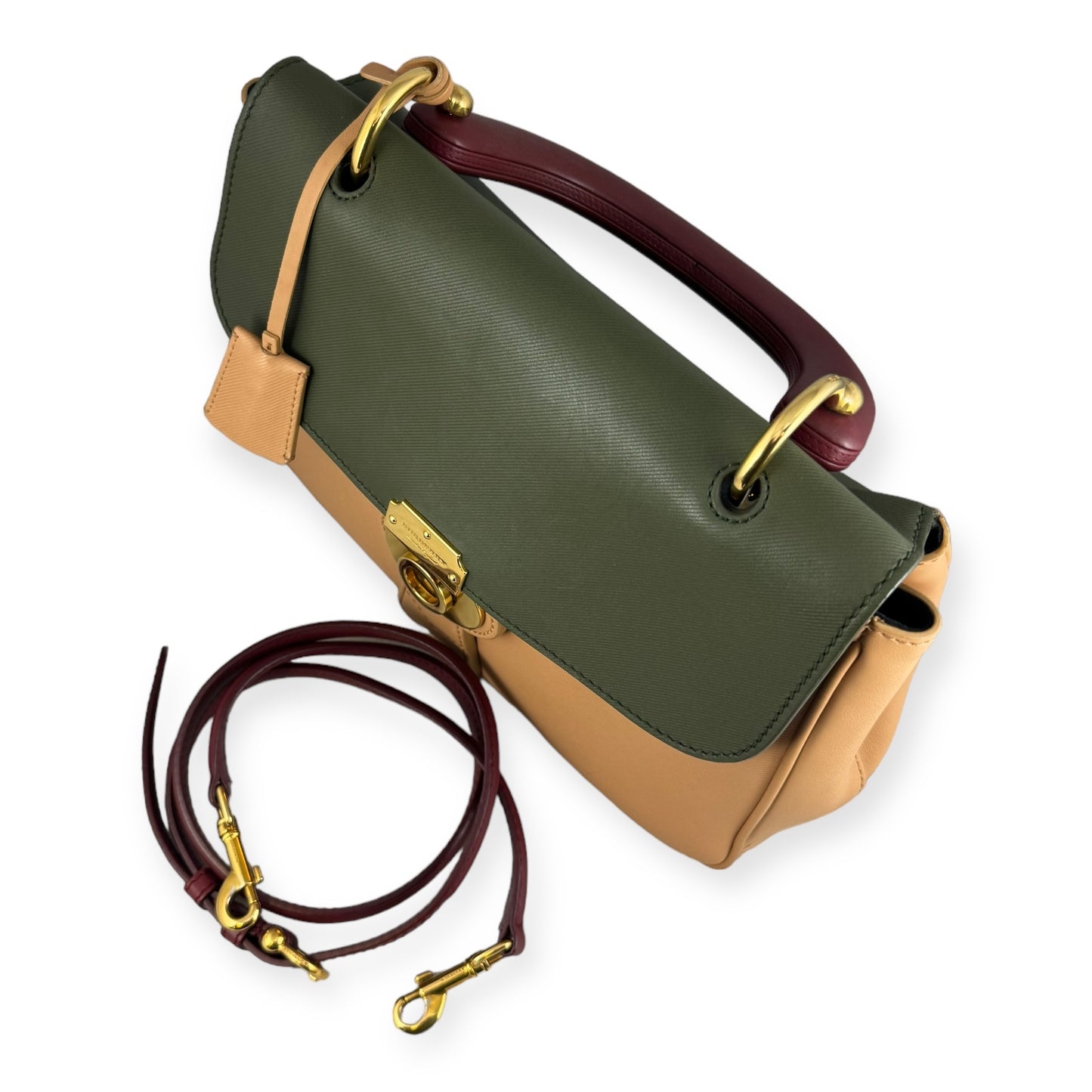 BURBERRY DK88 Medium Handbag Tricolor