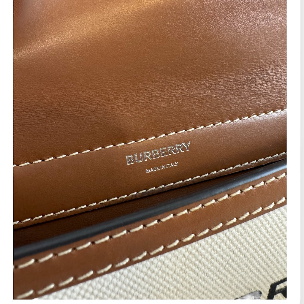 BURBERRY Horseferry Print Mini Title Bag