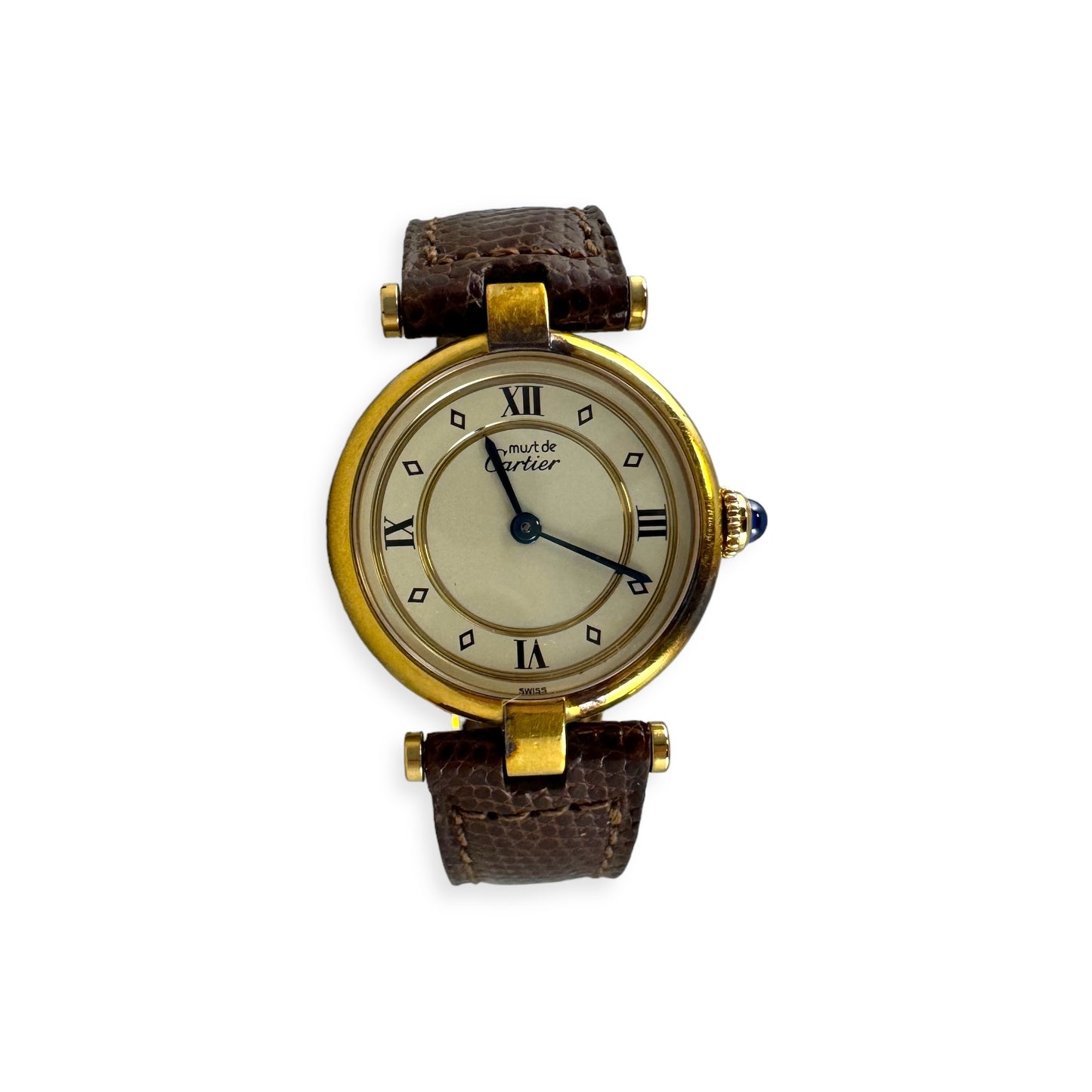CARTIER Must De Cartier Watch Vermeil Sterling Silver
