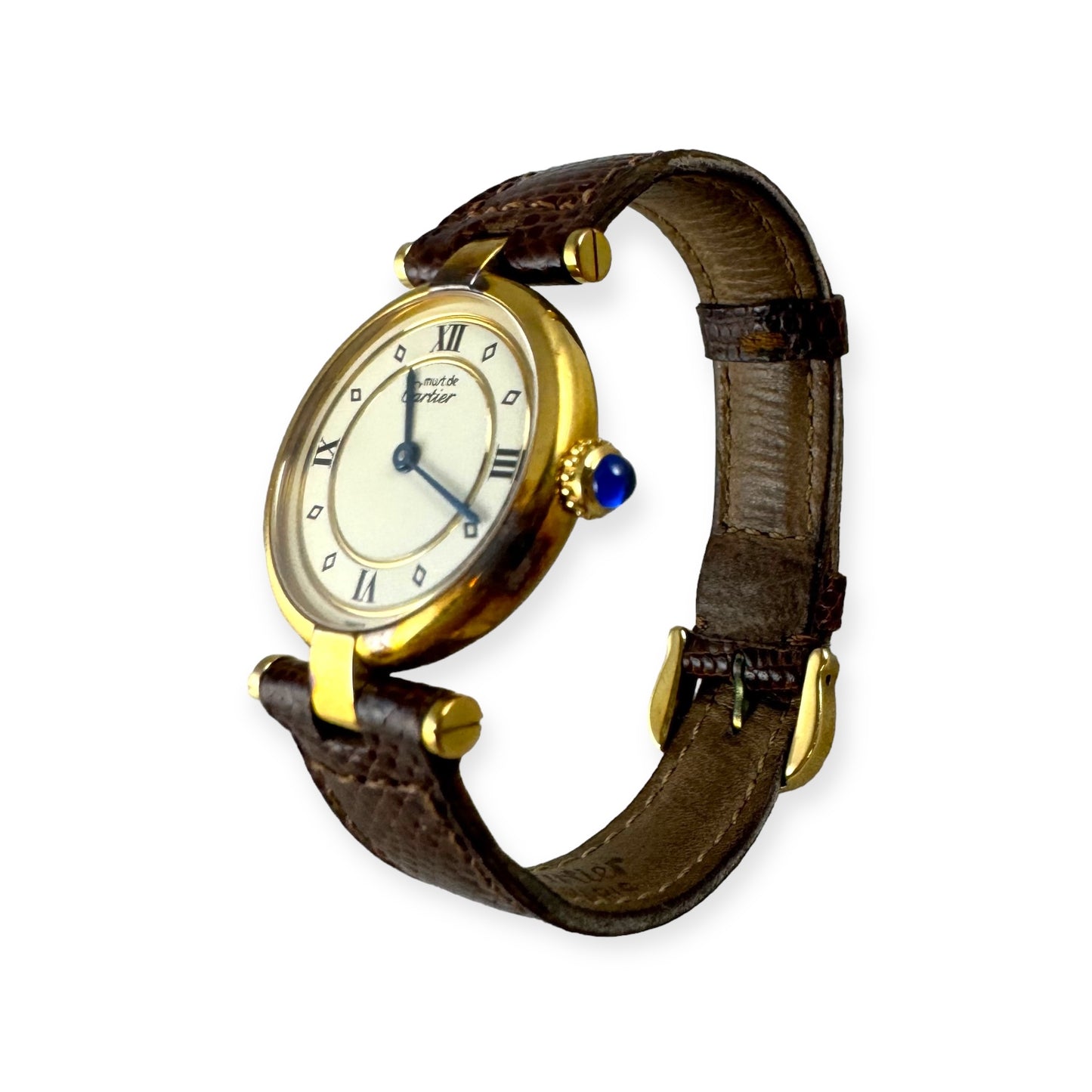 CARTIER Must De Cartier Watch Vermeil Sterling Silver