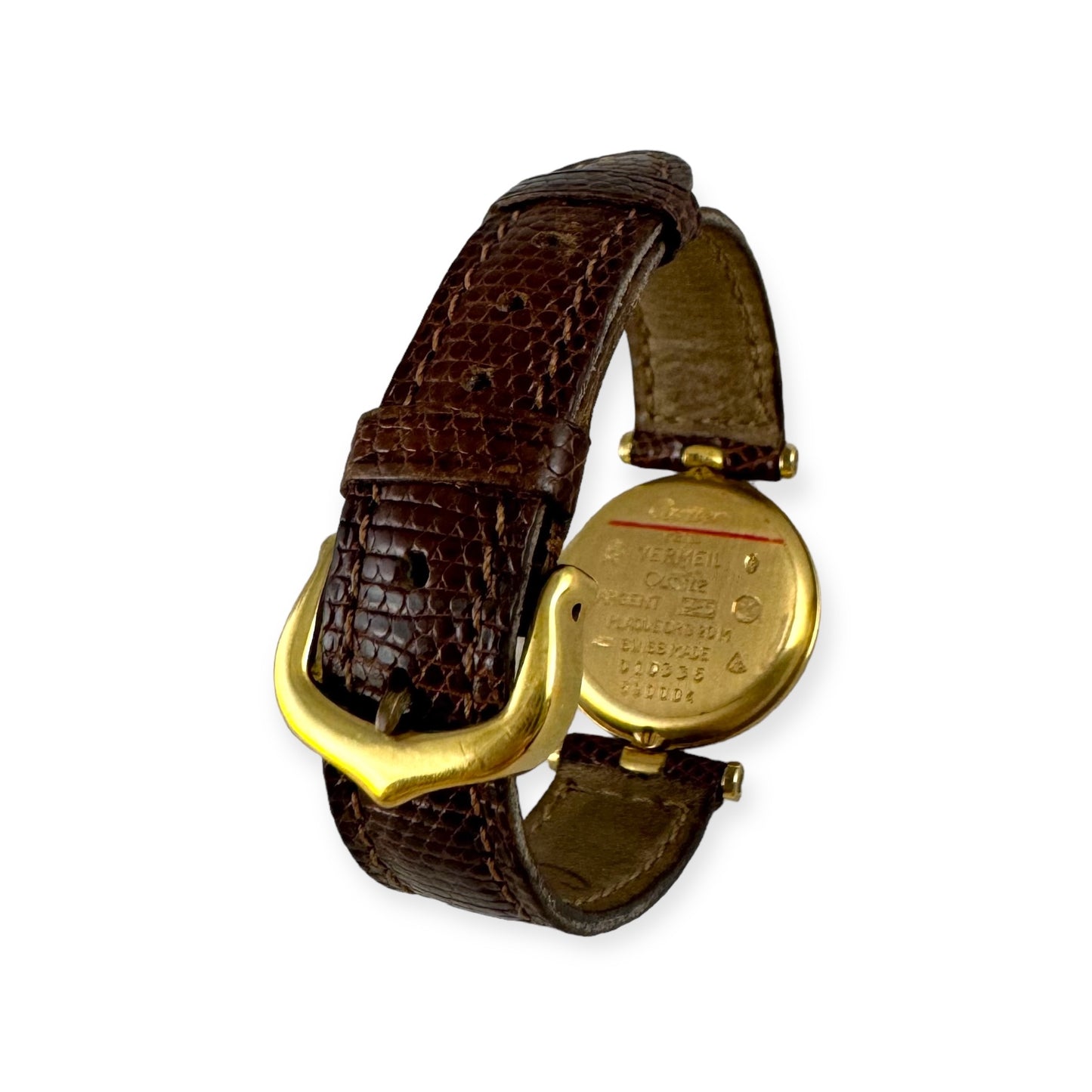CARTIER Must De Cartier Watch Vermeil Sterling Silver