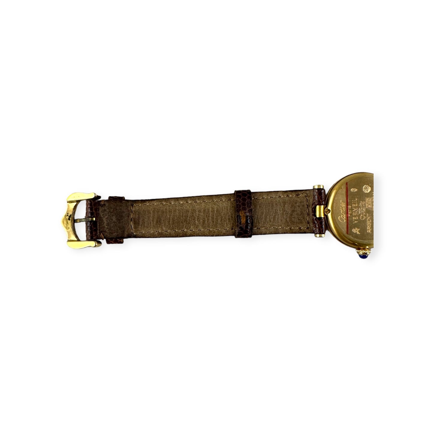 CARTIER Must De Cartier Watch Vermeil Sterling Silver