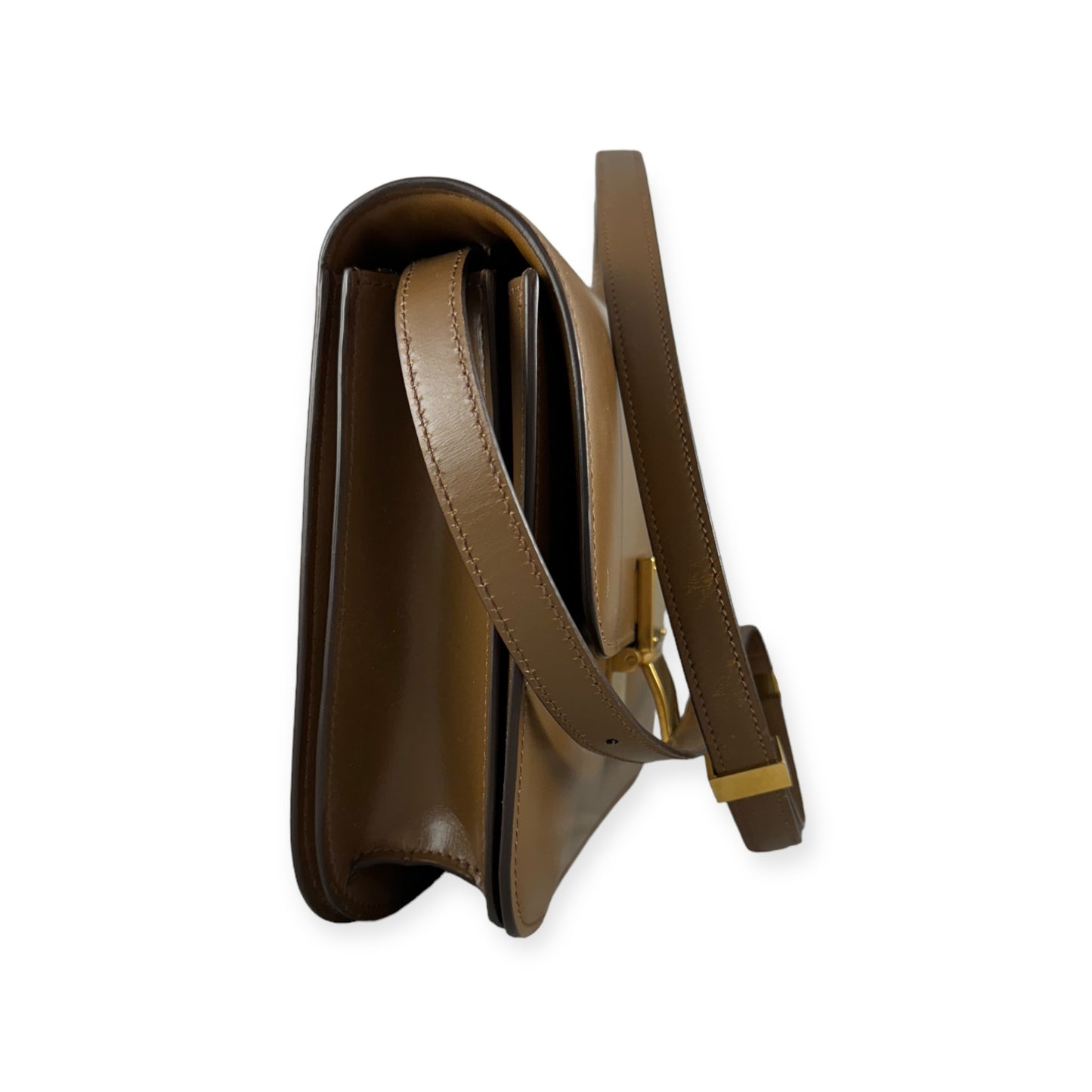 CELINE Classic Box Shoulder Bag in Brown