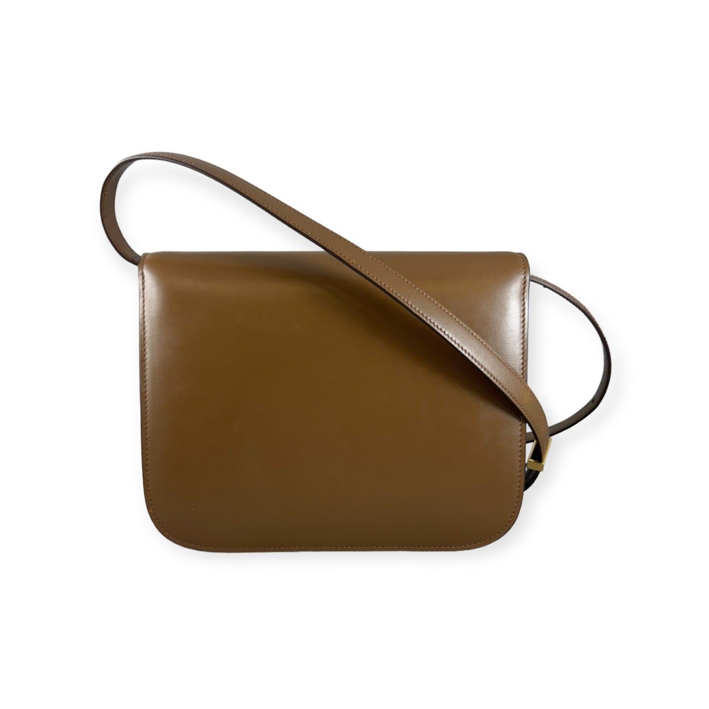 CELINE Classic Box Shoulder Bag in Brown