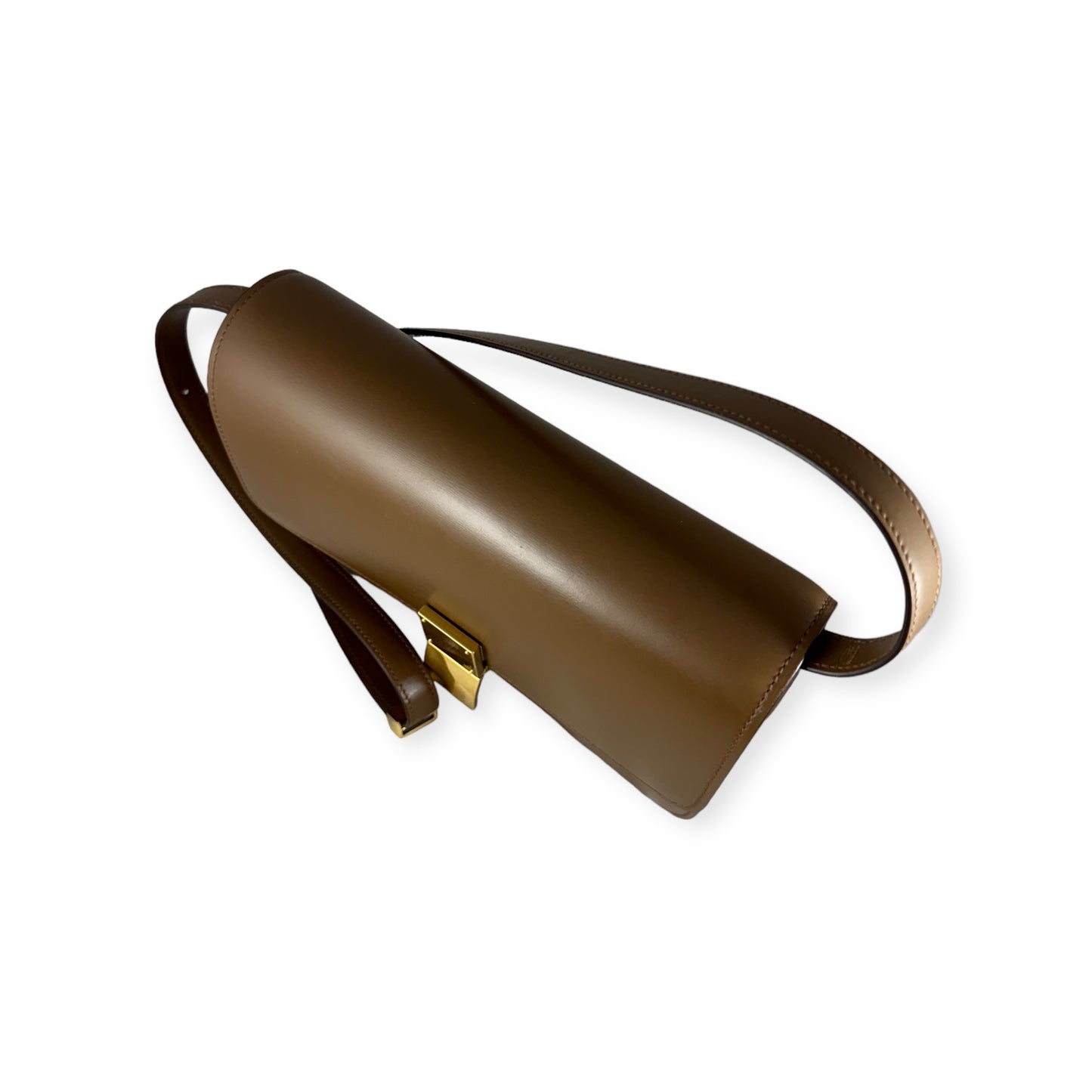 CELINE Classic Box Shoulder Bag in Brown