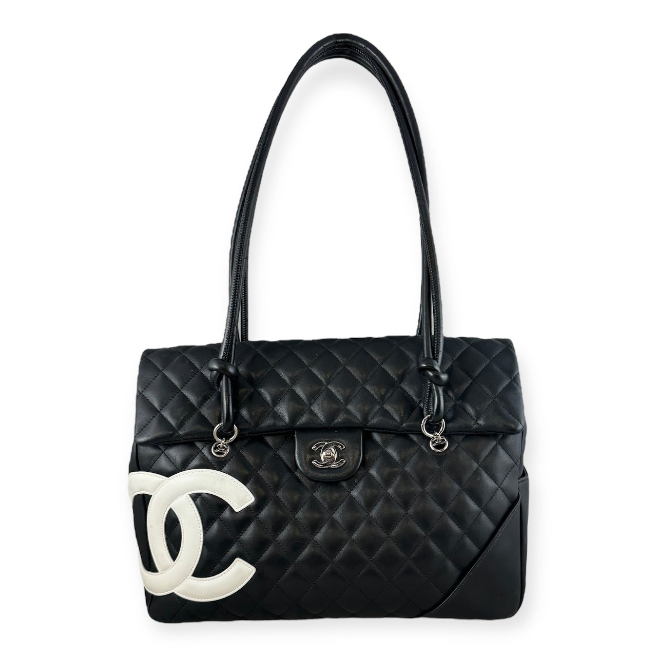 CHANEL Cambon Ligne Flap Bag in Black