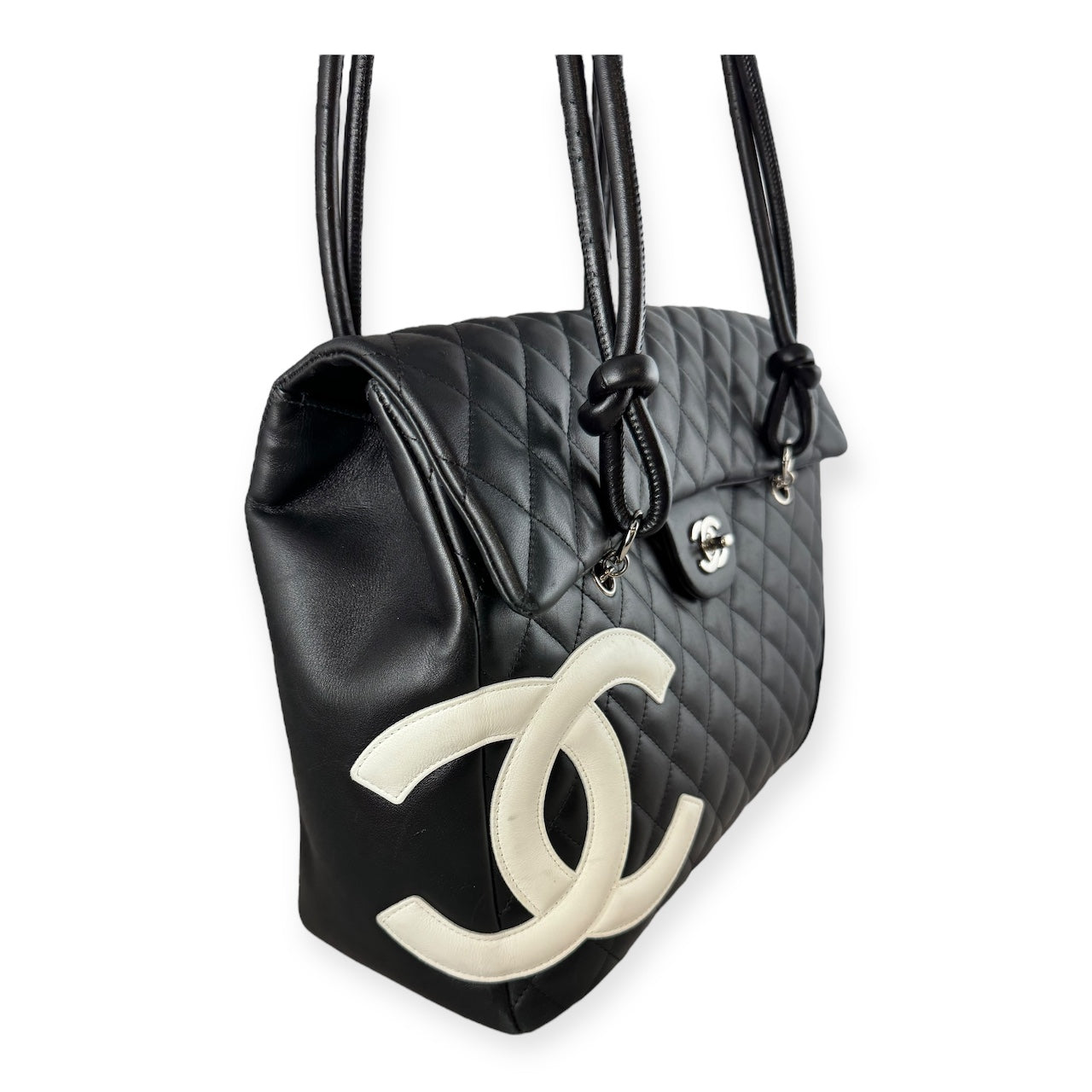 CHANEL Cambon Ligne Flap Bag in Black