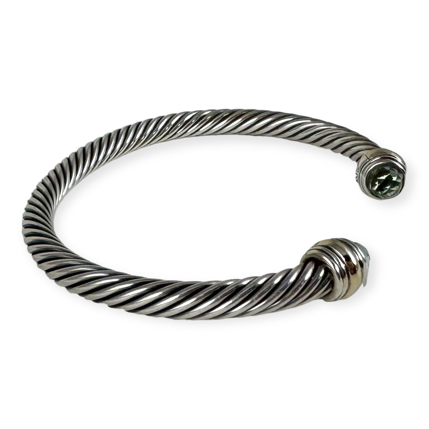 DAVID YURMAN Prasiolite Classic Cable Bracelet 7mm