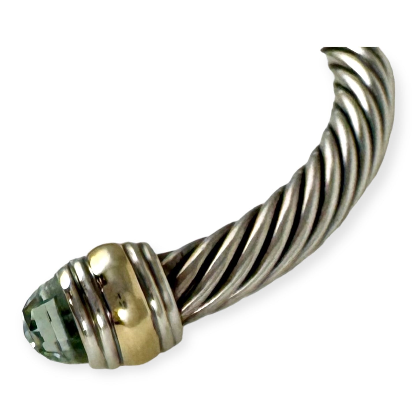 DAVID YURMAN Prasiolite Classic Cable Bracelet 7mm