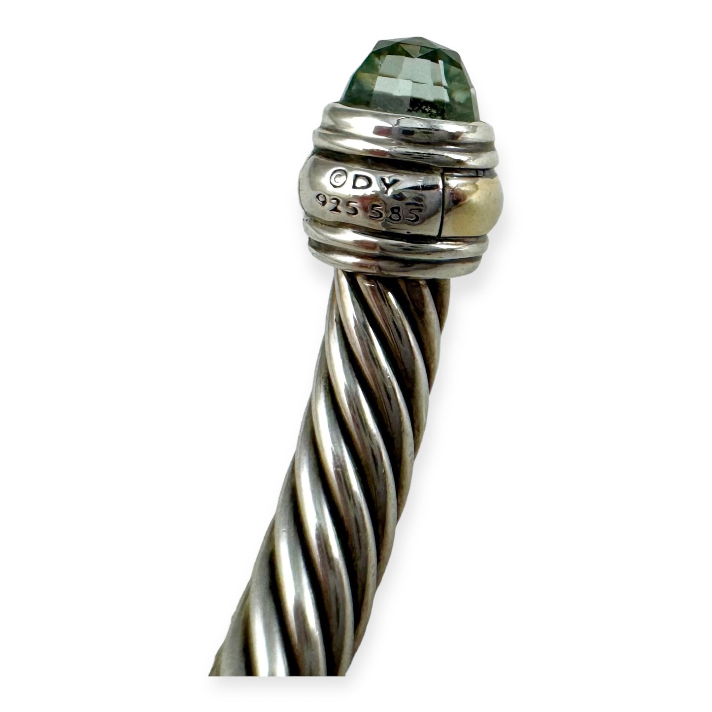 DAVID YURMAN Prasiolite Classic Cable Bracelet 7mm