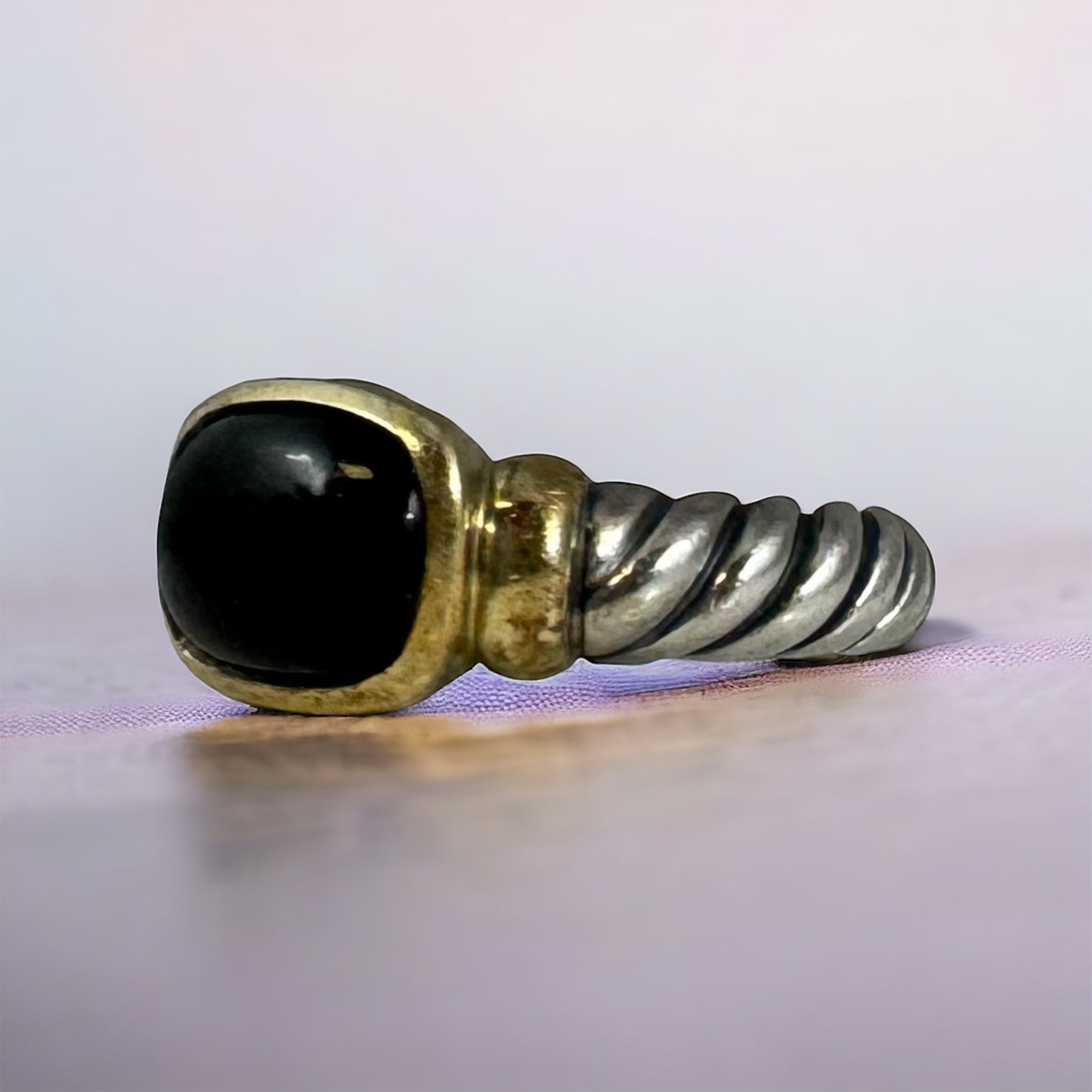 DAVID YURMAN Onyx Noblesse Ring | Size 7