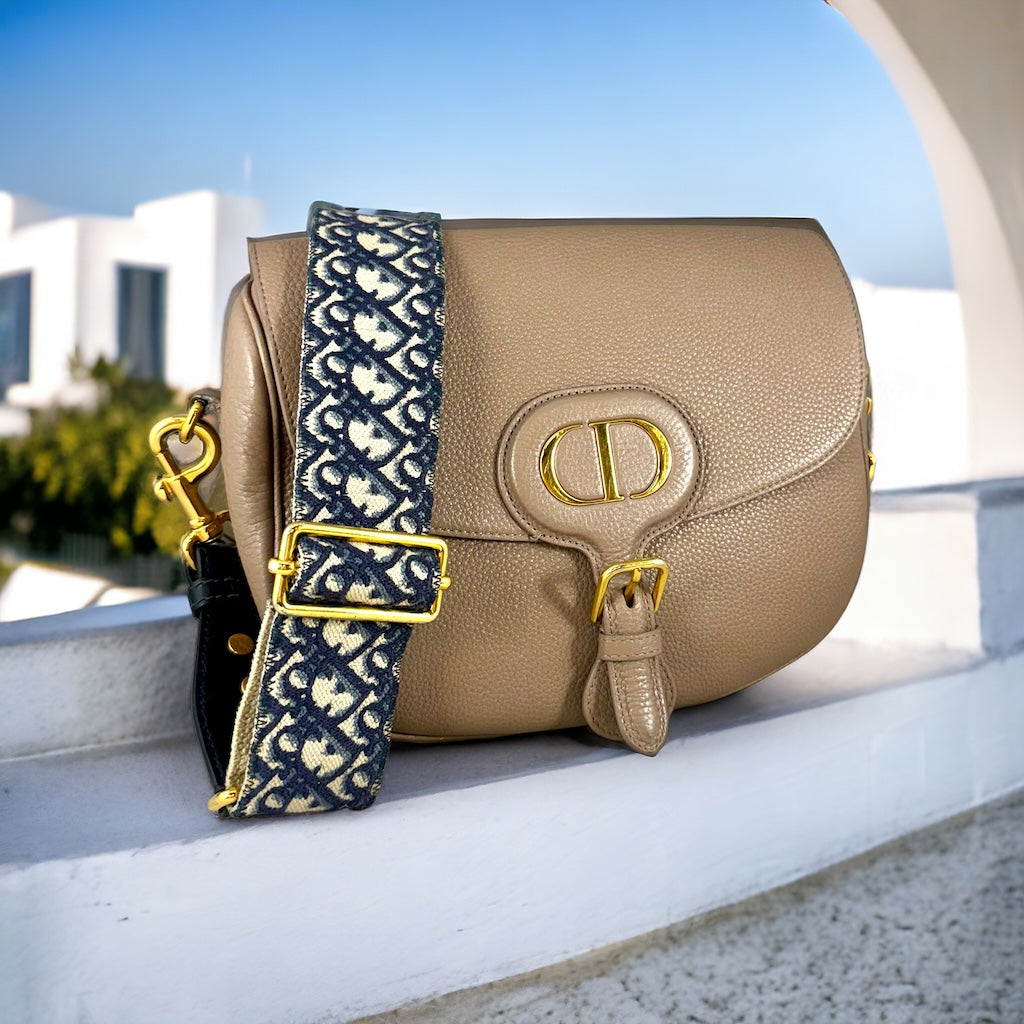 DIOR Large Bobby Bag in Nude