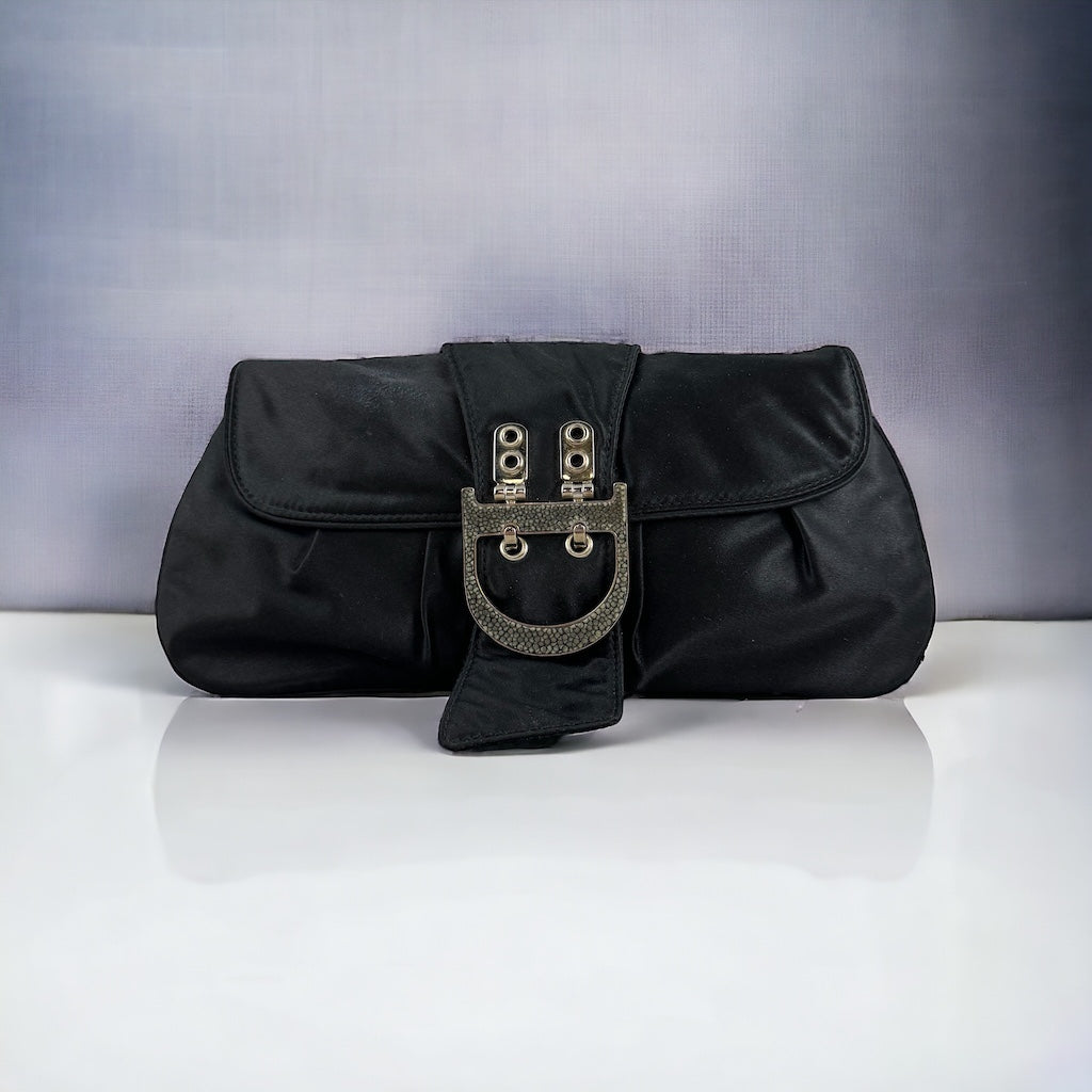 DIOR Stingray Clutch in Black