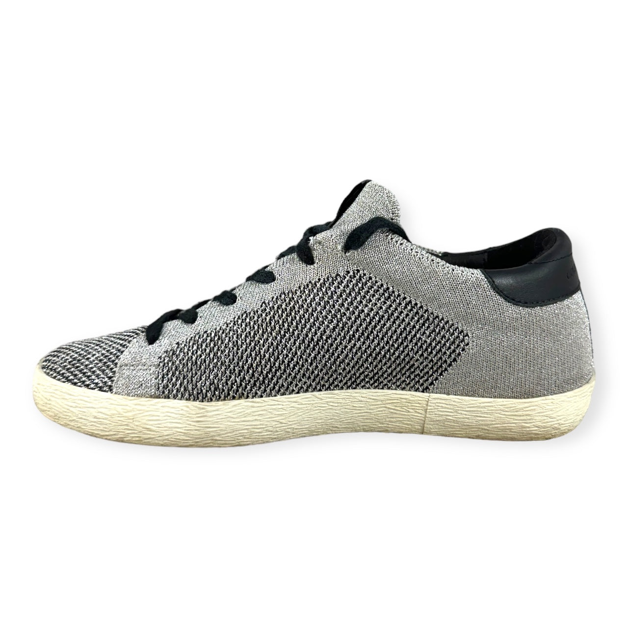 GOLDEN GOOSE Silver Superstar Sneakers | Size 37