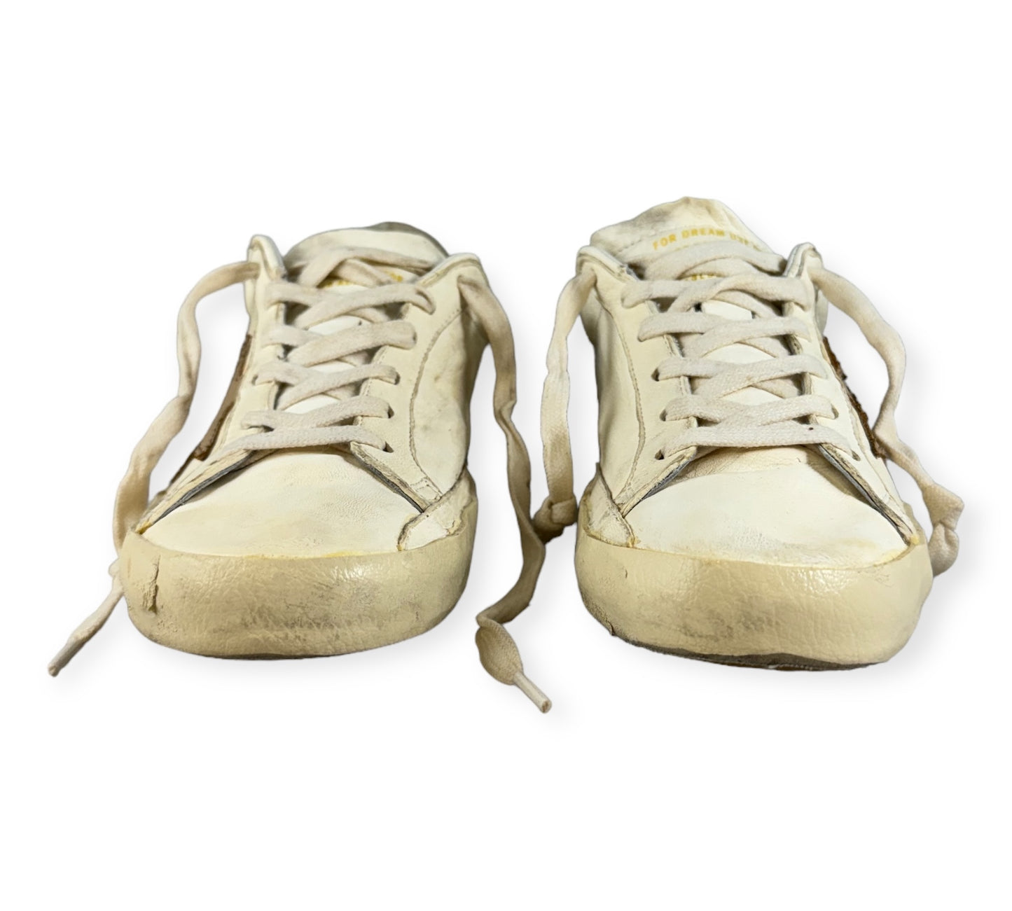 GOLDEN GOOSE Superstar Glitter Sneakers in Rose Gold White | Size 38