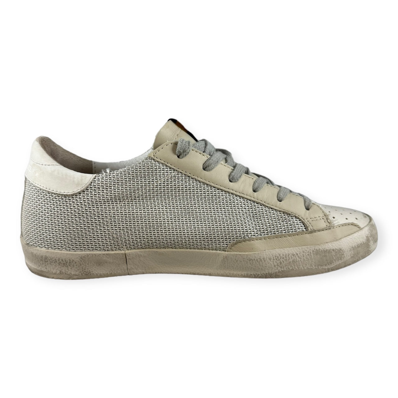 GOLDEN GOOSE Superstar Suede Sneakers in Silver Black | Size 38