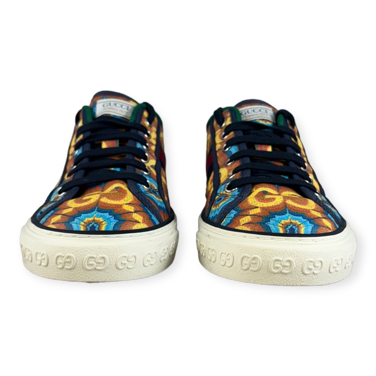 GUCCI Big G Tennis Sneakers in Multicolor | Size 9