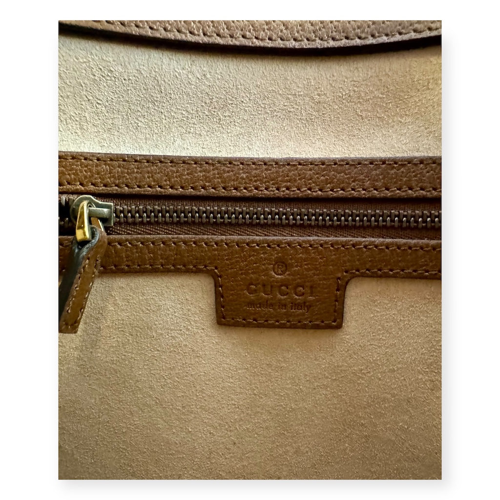 GUCCI Diana Medium Tote Bag in Brown