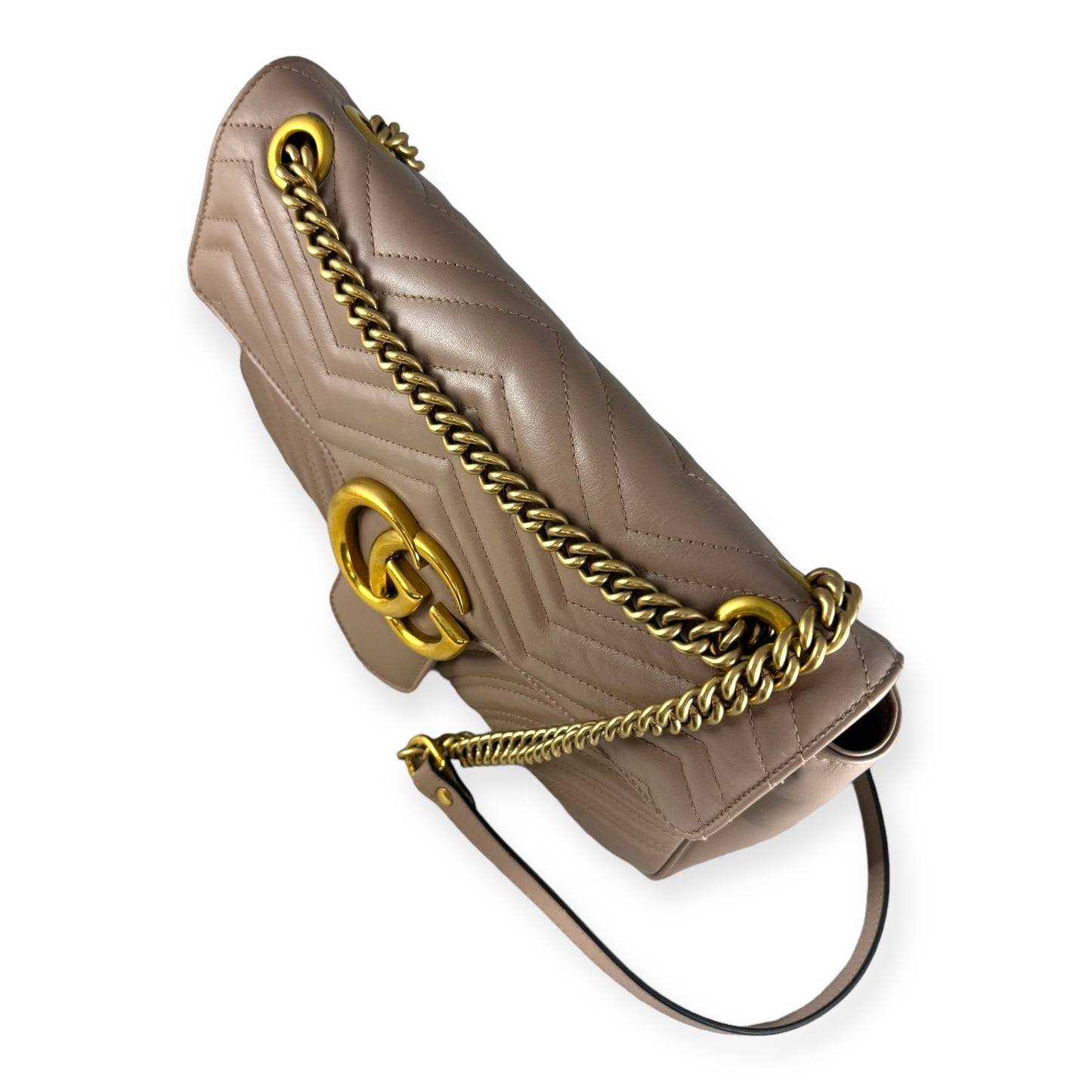 GUCCI GG Marmont Shoulder Bag in Porcelain Rose