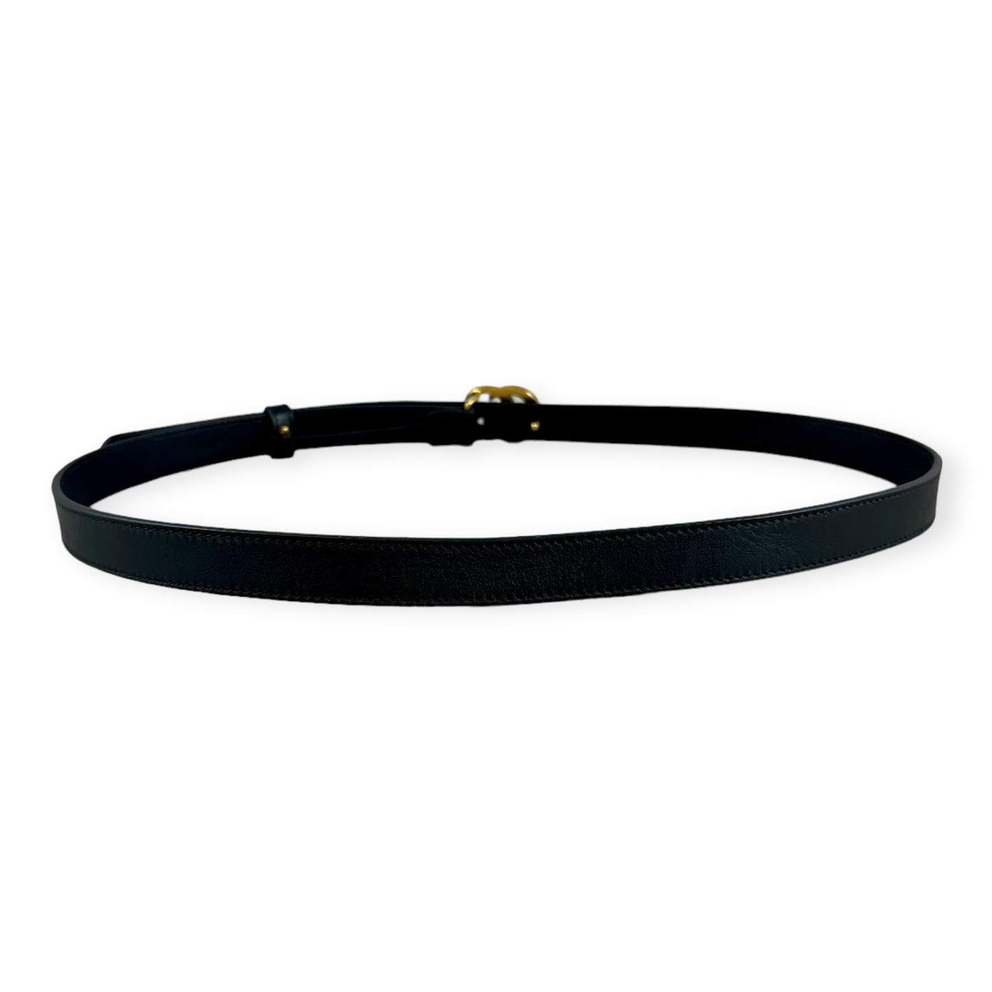 GUCCI GG Marmont Thin Belt in Black | Size 85/34