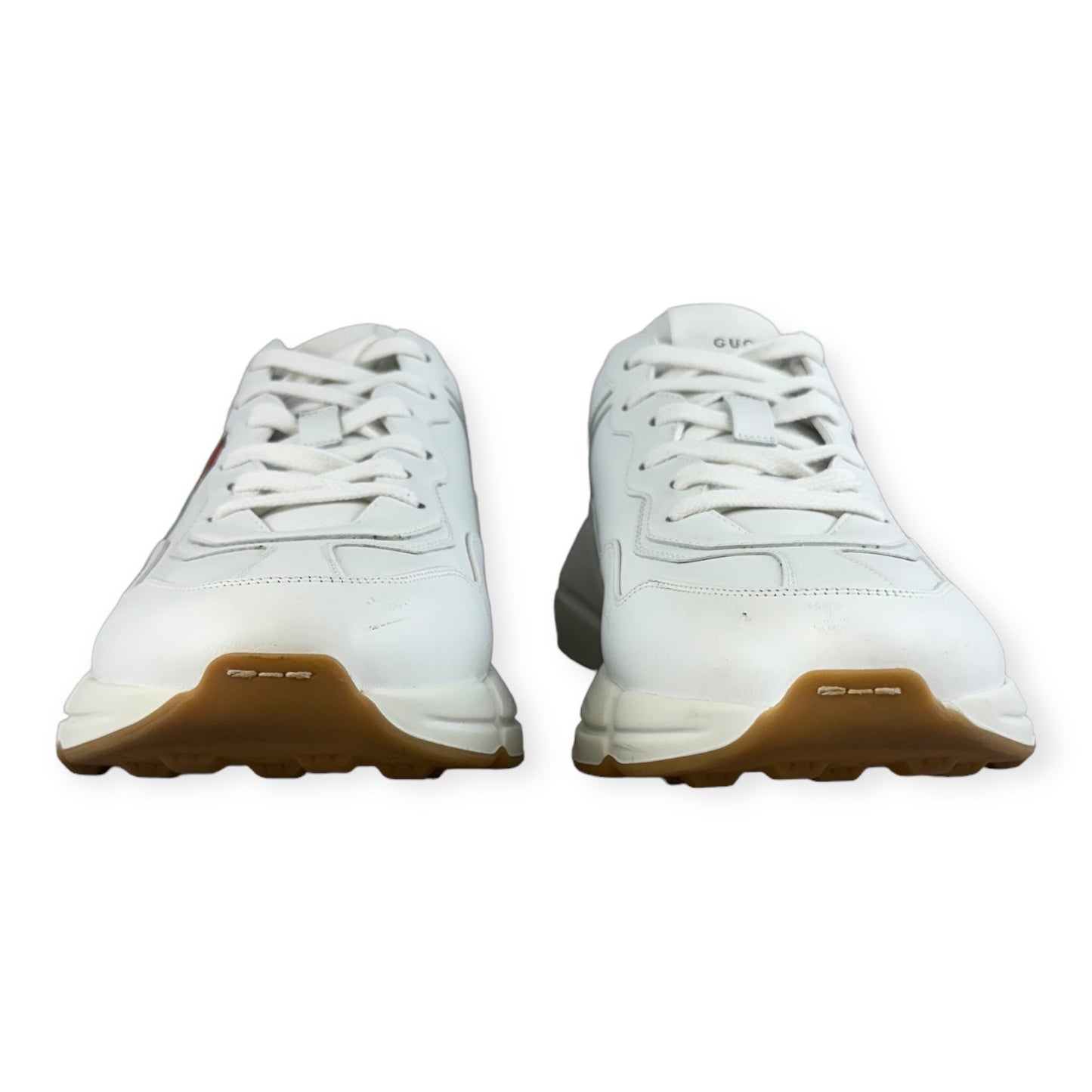 GUCCI Worldwide Sneakers in White Multi | Size 9