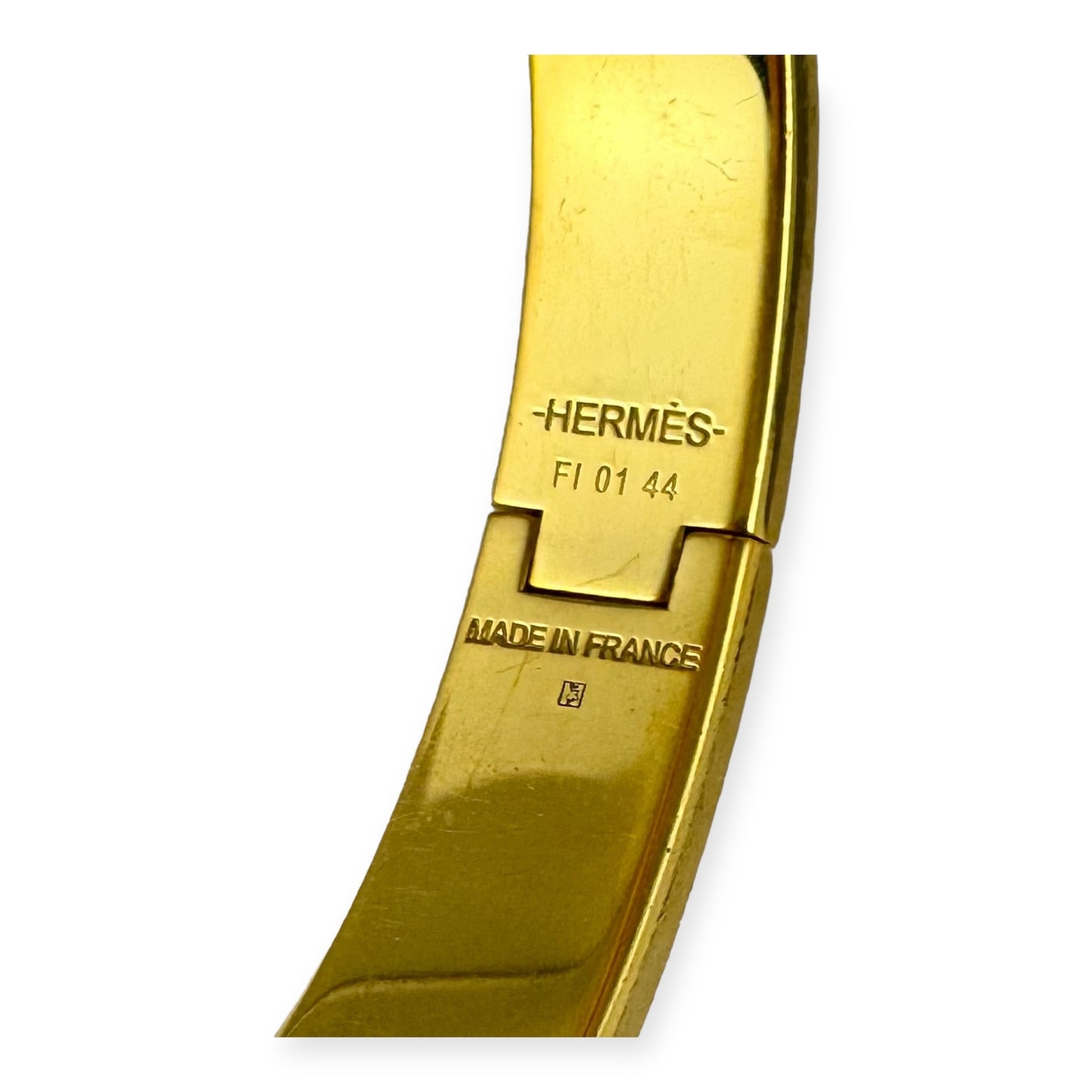 HERMES Clic H Bracelet in Pink | Size Small
