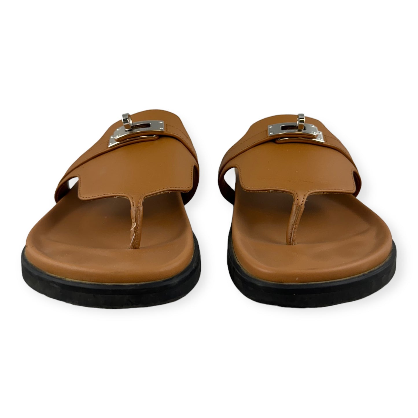 HERMES Empire Sandals in Brown | Size 37