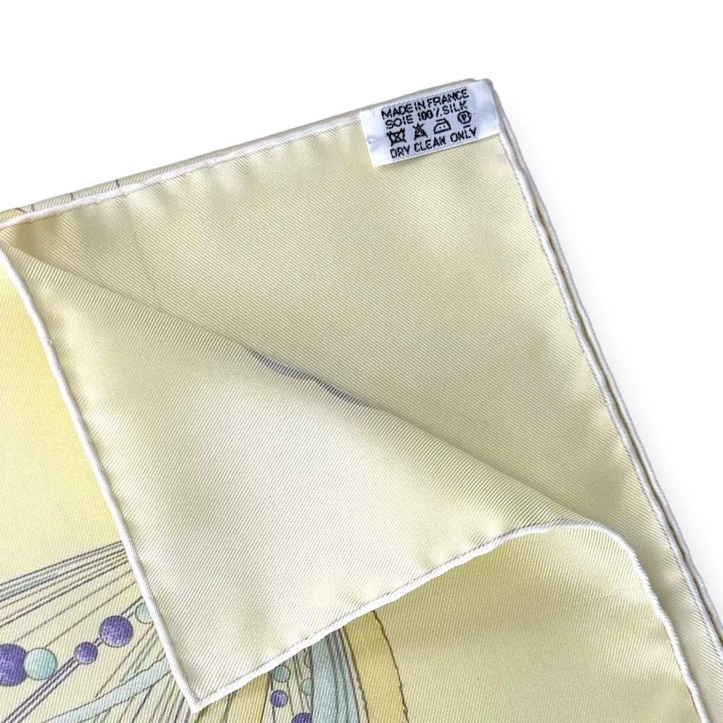 HERMES La Danse Du Cosmos in Lemon by Zoe Pauwels