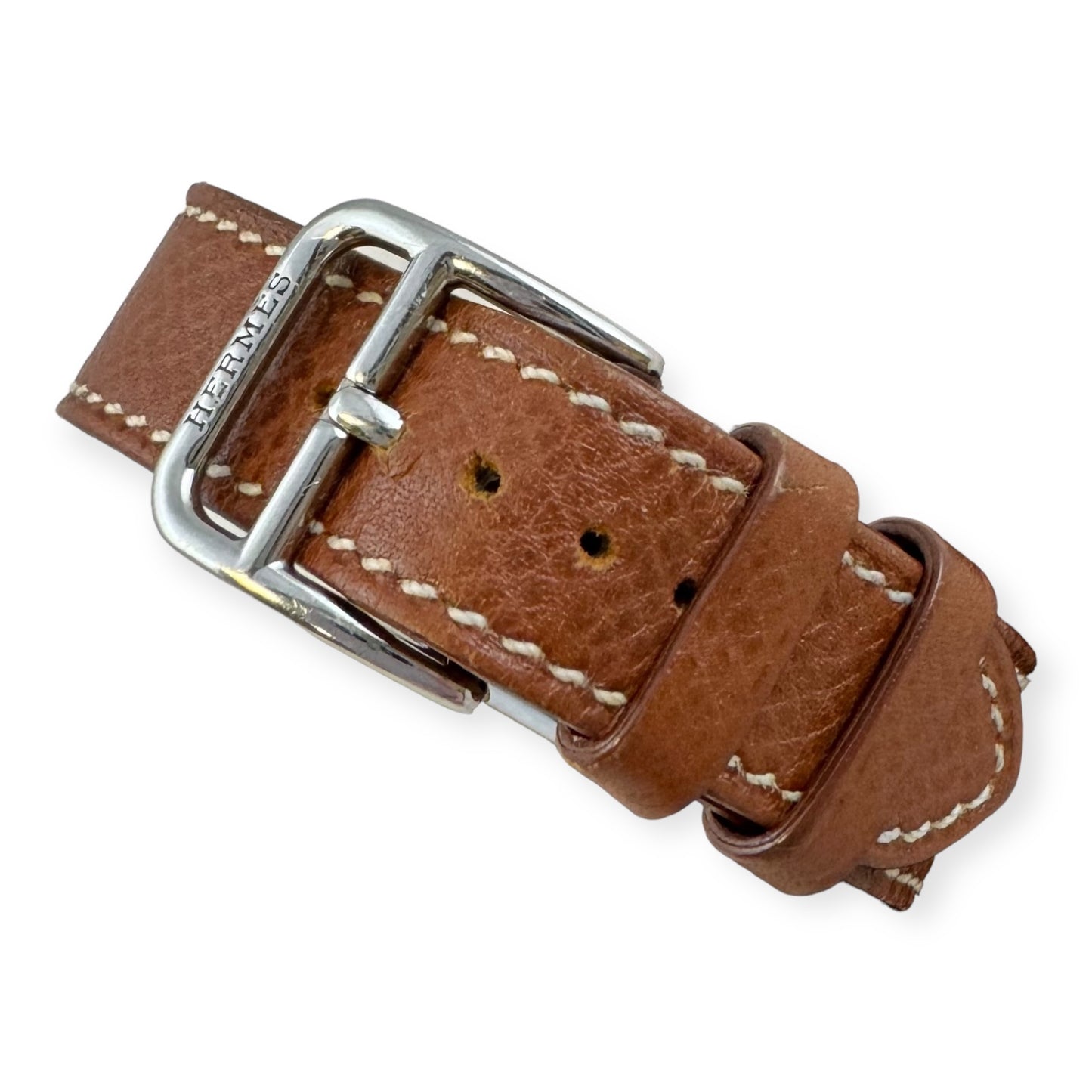 HERMES Medor Watch 27mm in Brown Silver
