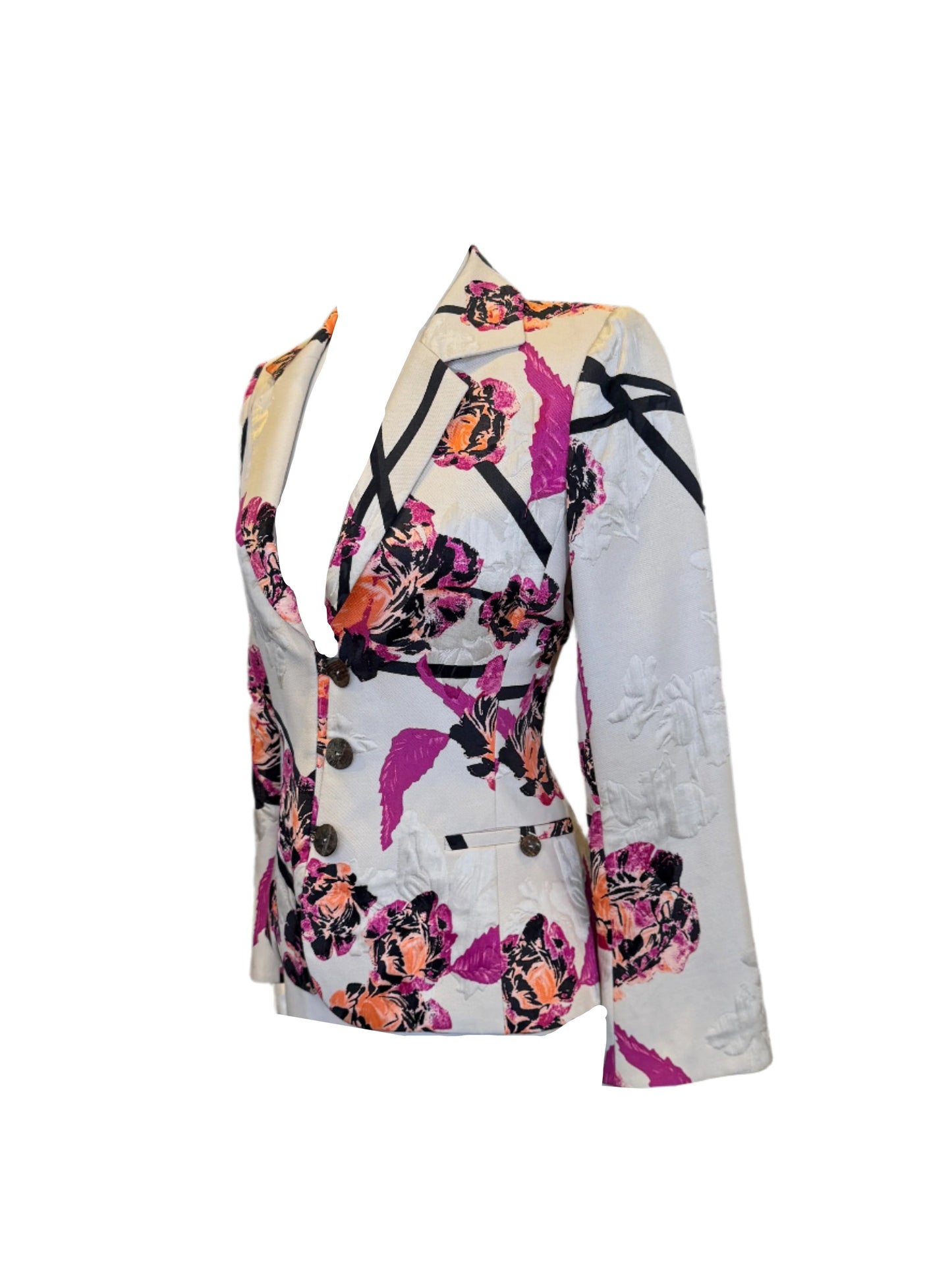 CHRISTIAN LACROIX Floral Jacket | Size 36
