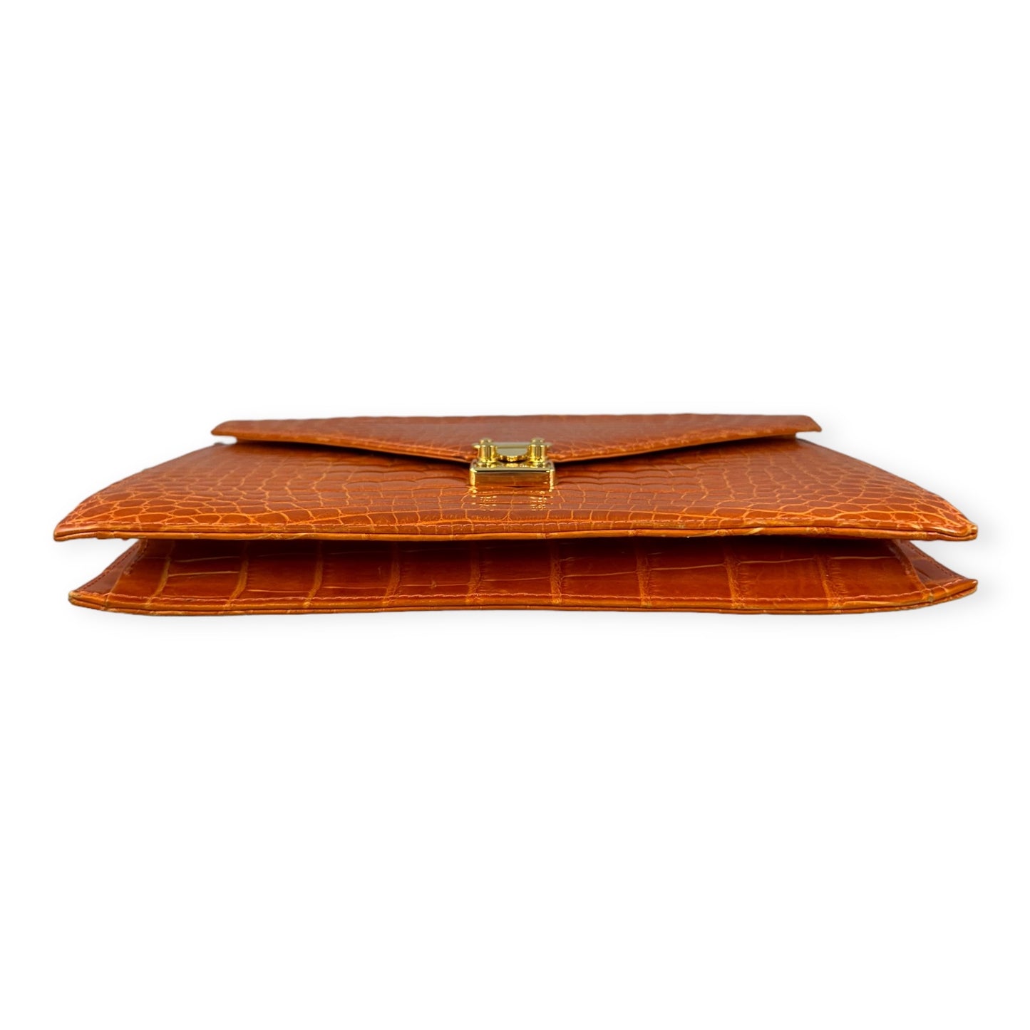 LANA MARKS Addison Clutch in Orange